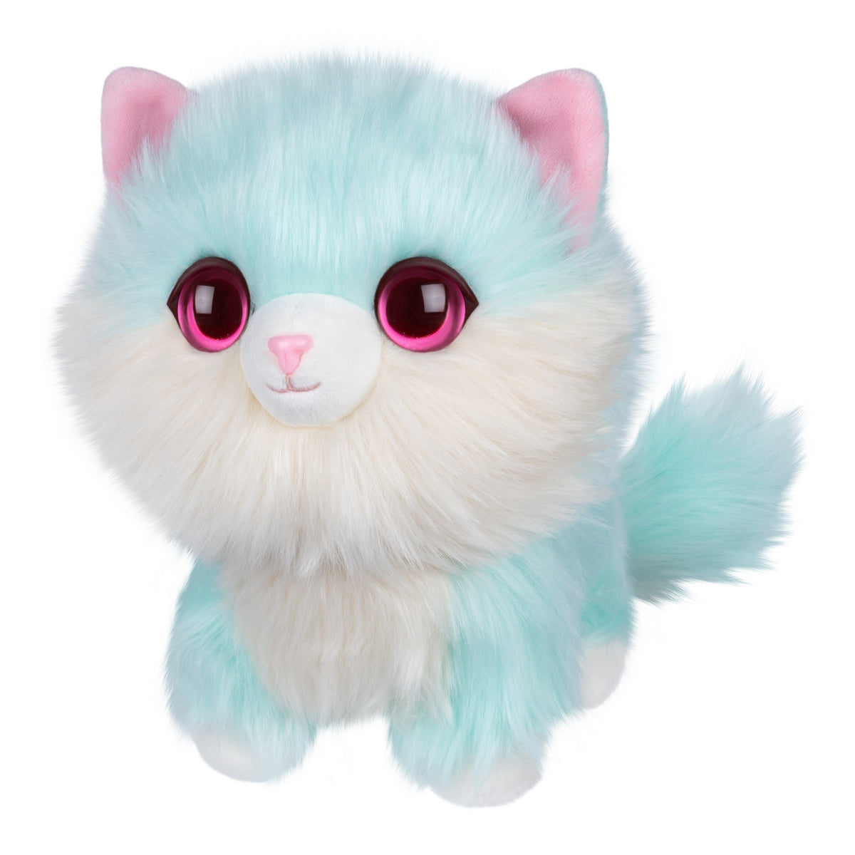 Peluche Rescatame Con Casita Y Accesorios Scruff A Luvs - Gato Celeste