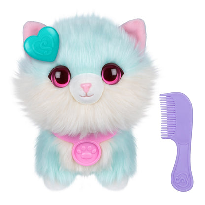 Peluche Rescatame Con Casita Y Accesorios Scruff A Luvs - Gato Celeste