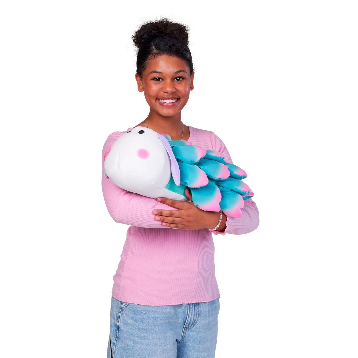 Peluche Blandito Mediano Hug-A-Lumps De Zuru - Lucy Oveja Marina