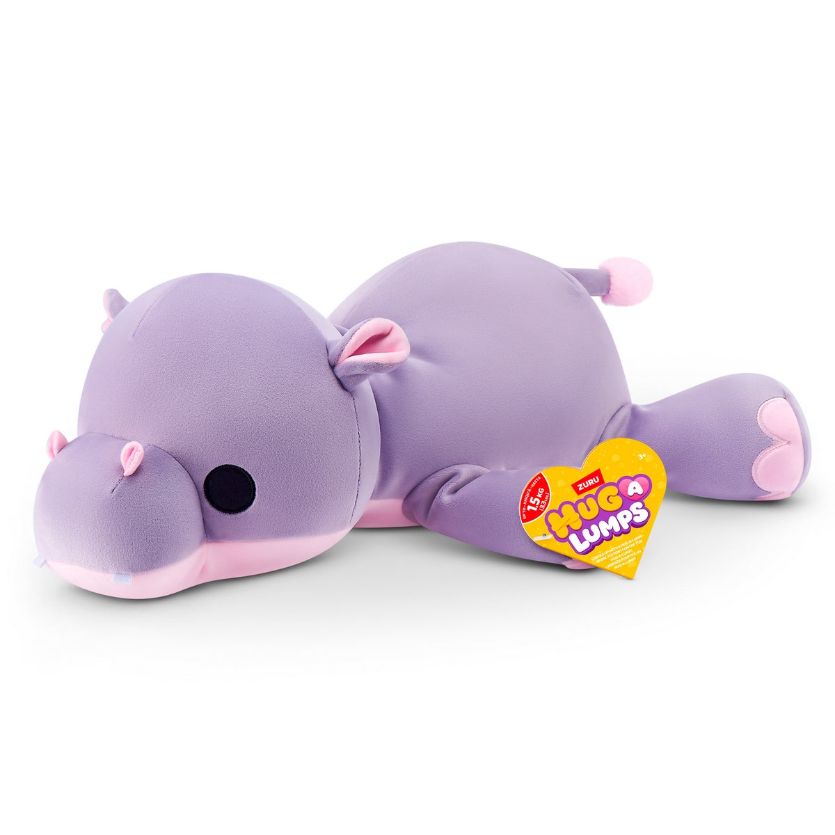 Peluche Blandito Mediano Hug-A-Lumps De Zuru - Harley Hipopotamo