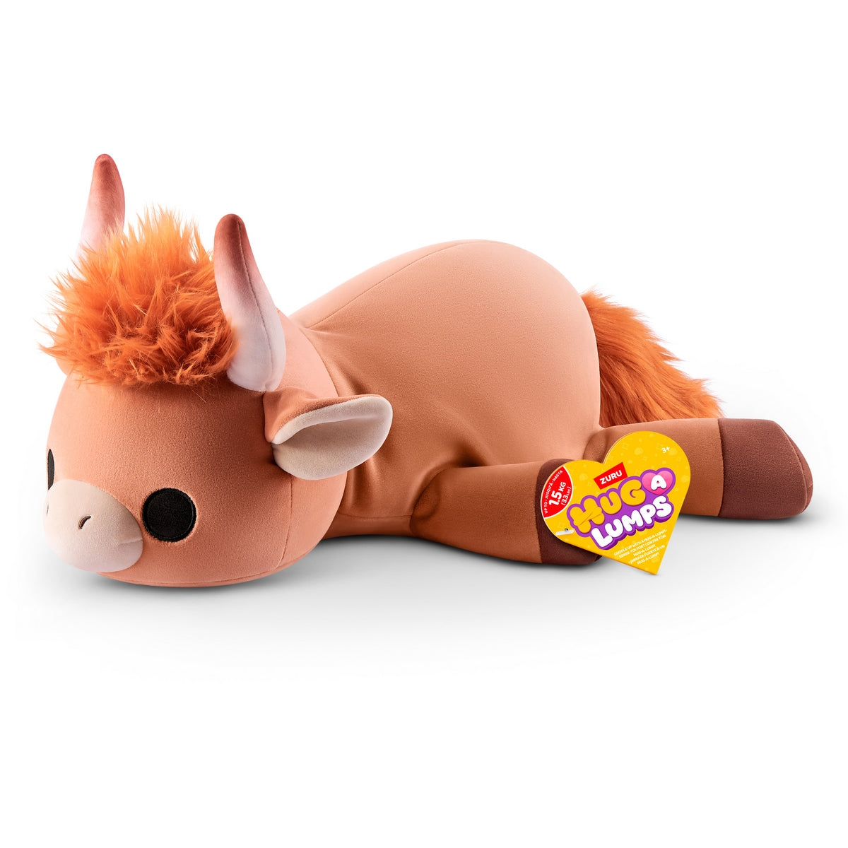 Peluche Blandito Mediano Hug-A-Lumps De Zuru - Holly Vaca Peluda