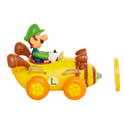 Vehiculo Kart Coin Racers Retroficcion Mariokart De Nintendo - Luigi