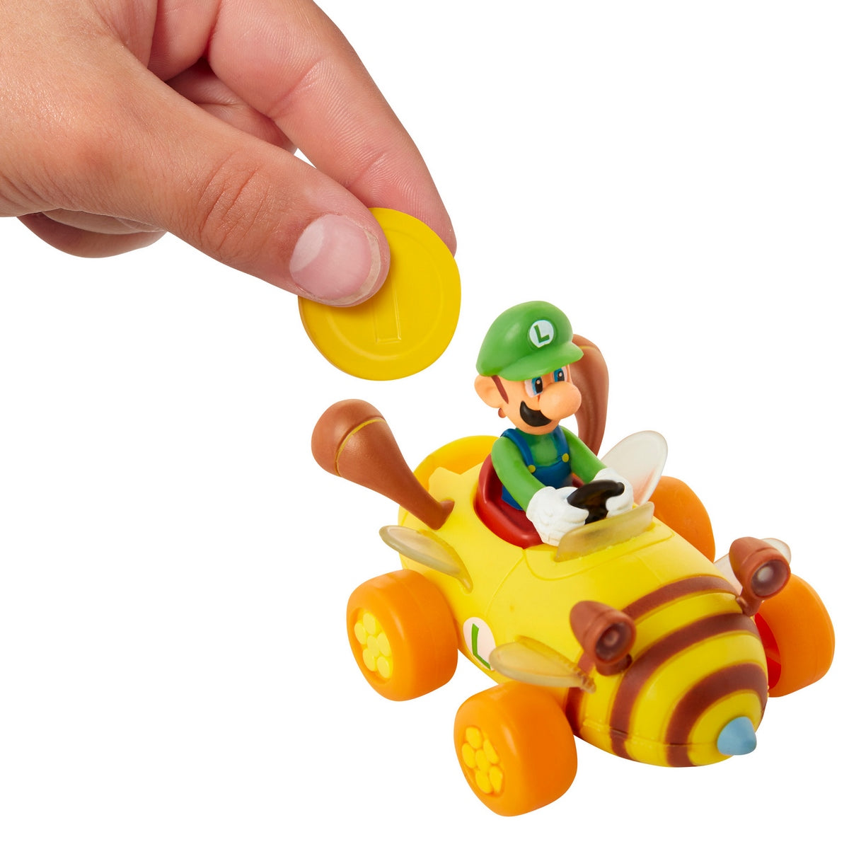 Vehiculo Kart Coin Racers Retroficcion Mariokart De Nintendo - Luigi