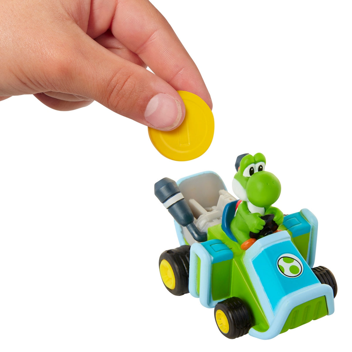 Vehiculo Kart Coin Racers Retroficcion Mariokart De Nintendo - Yoshi