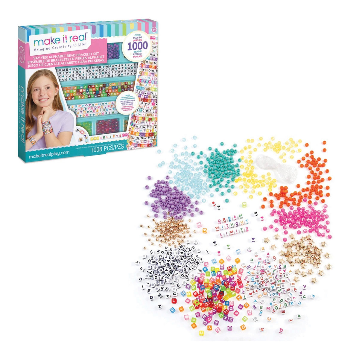 Make It Real Set Pulseras Alfabeto