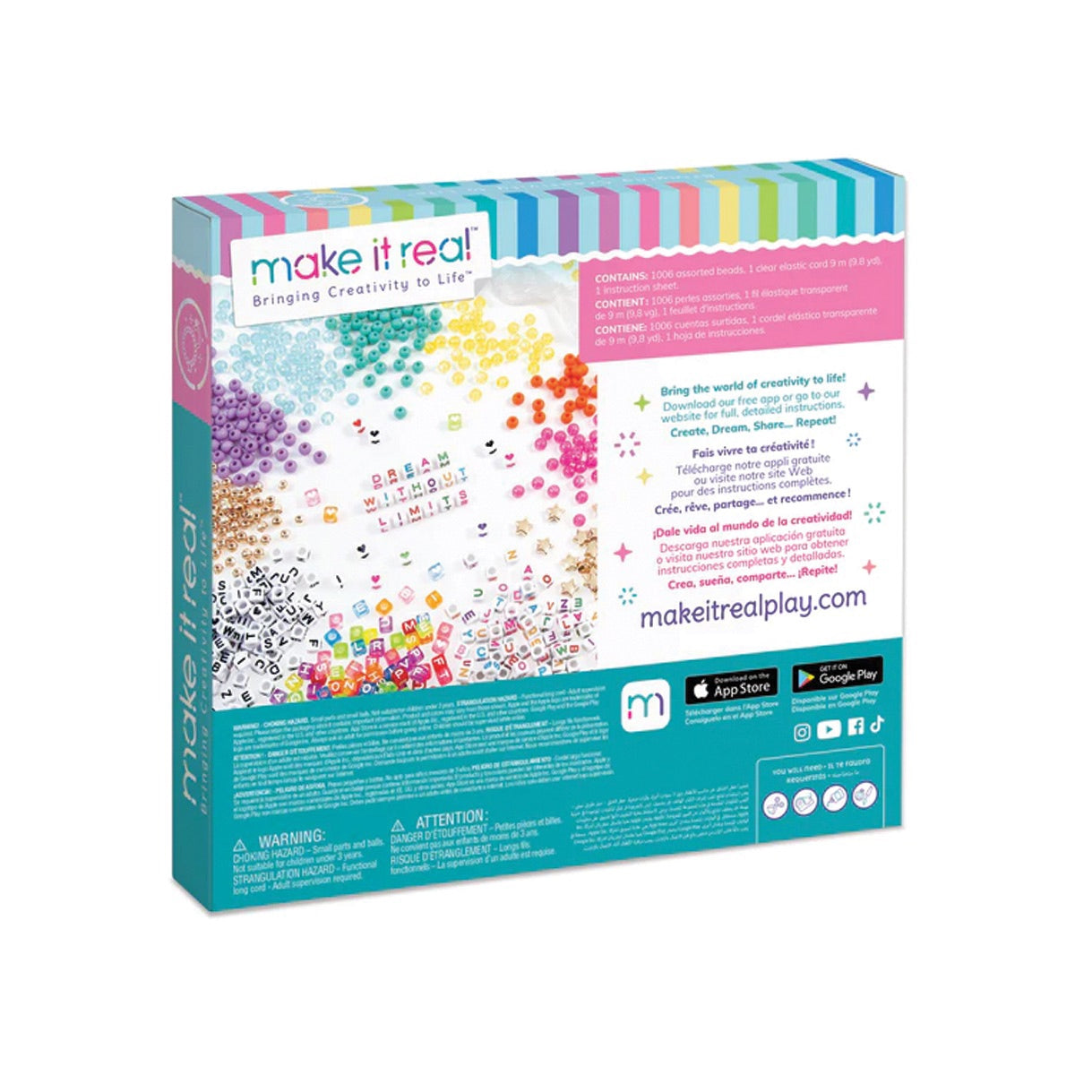 Make It Real Set Pulseras Alfabeto