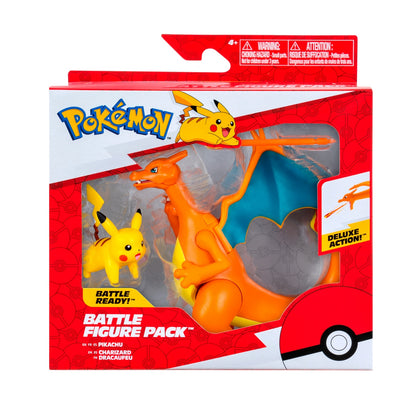 Pokemon  Figura Packde 2 Charizard 4 Y Pikachu 2