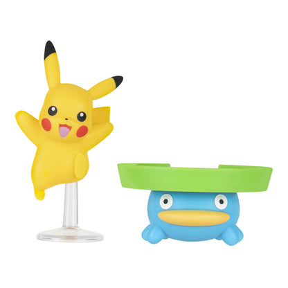 Pokémon Figura Select 15 cm Environment - Lotad + Pikachu