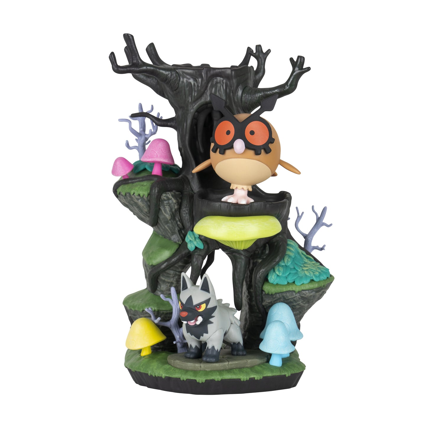 Pokémon Figura Select 15 cm Environment - Poochyena + Hoothoot