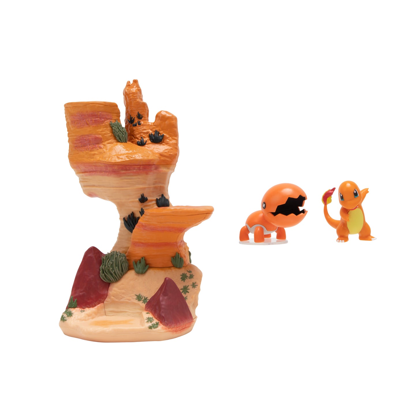 Pokémon Figura Select 15 cm Environment - Trapinch + Charmander