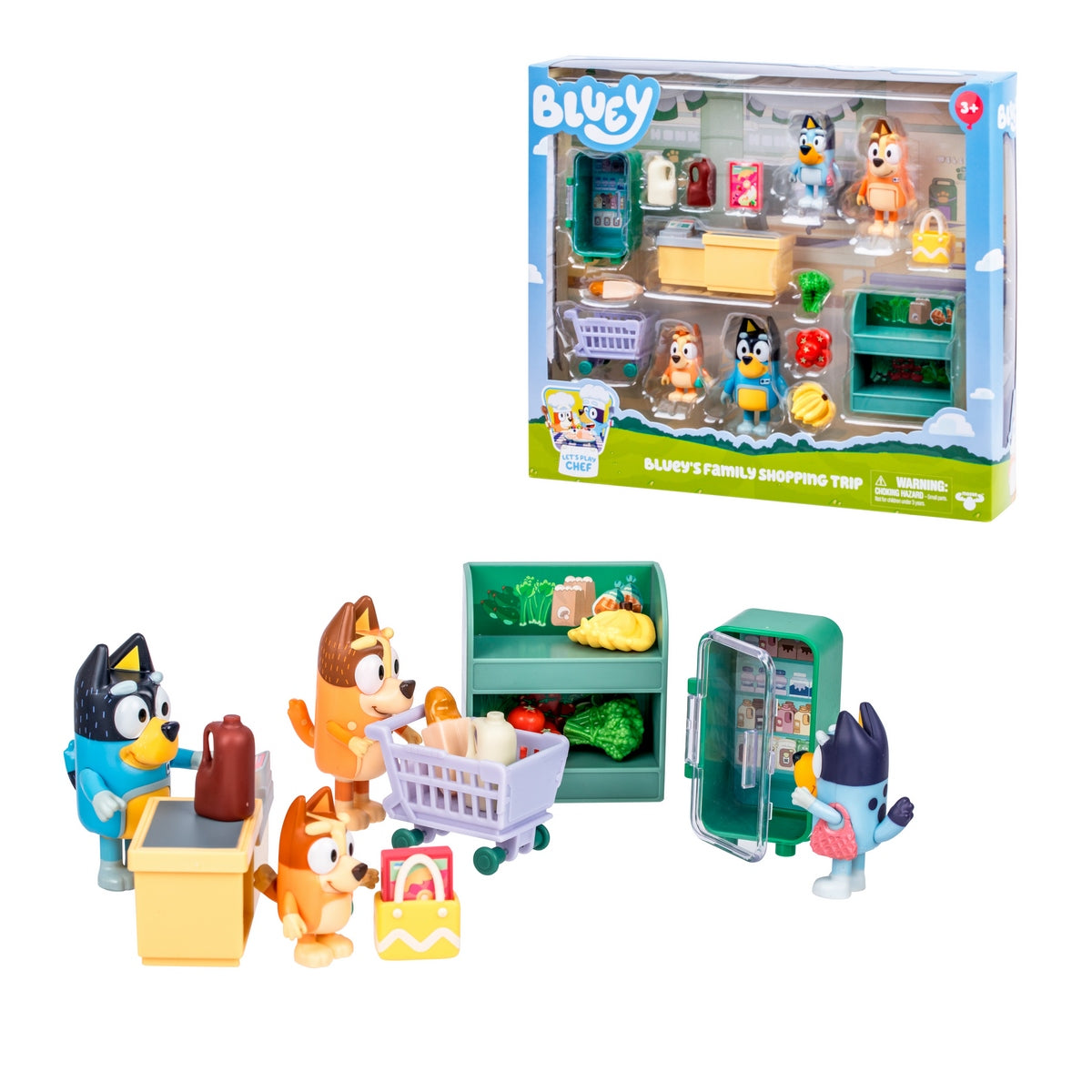 Bluey Viaje De Compras Familiar