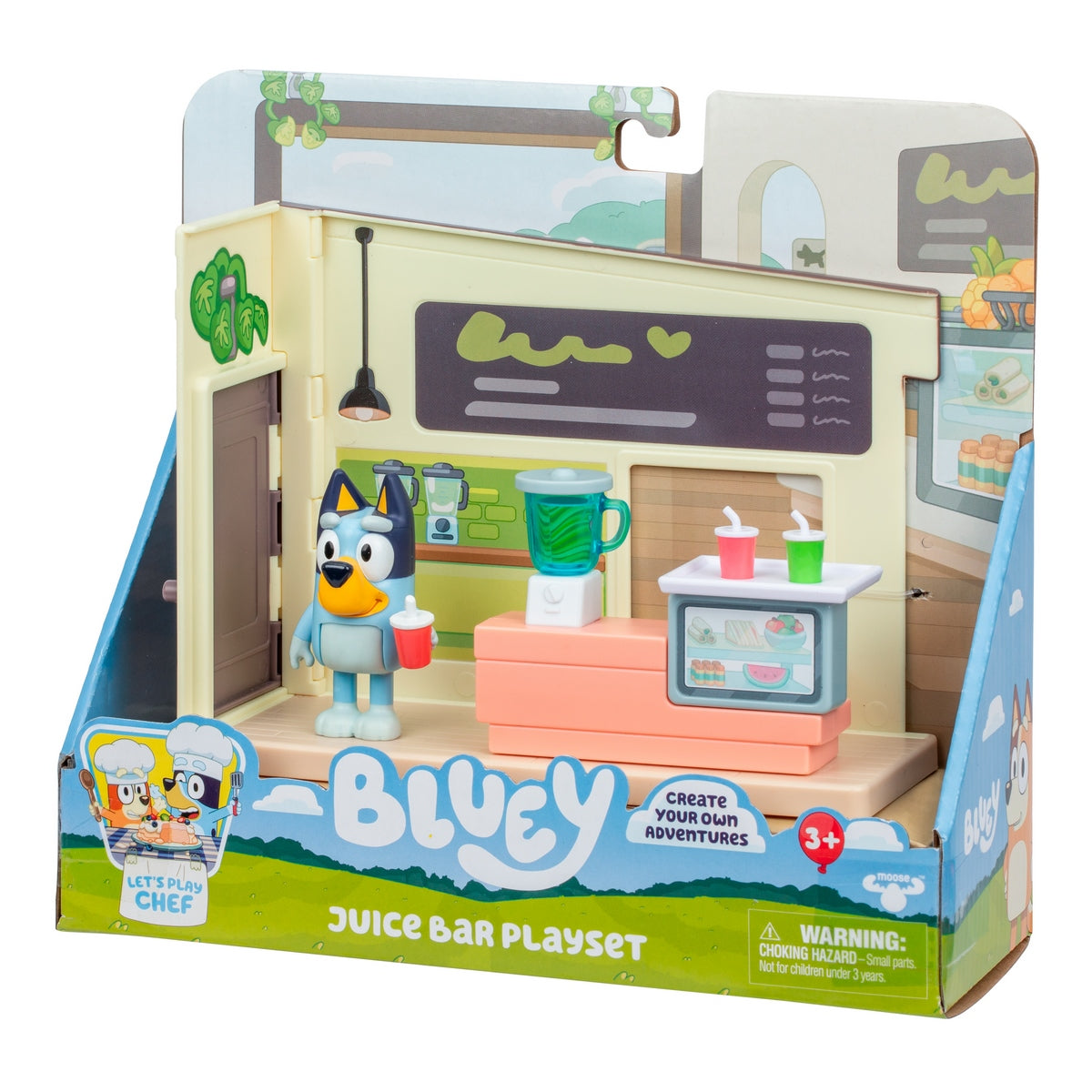 Bluey Mini Playset Barra De Jugos