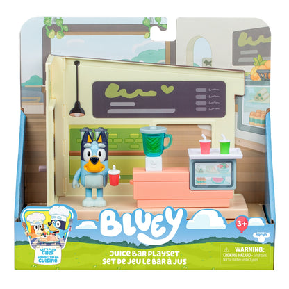 Bluey Mini Playset Barra De Jugos