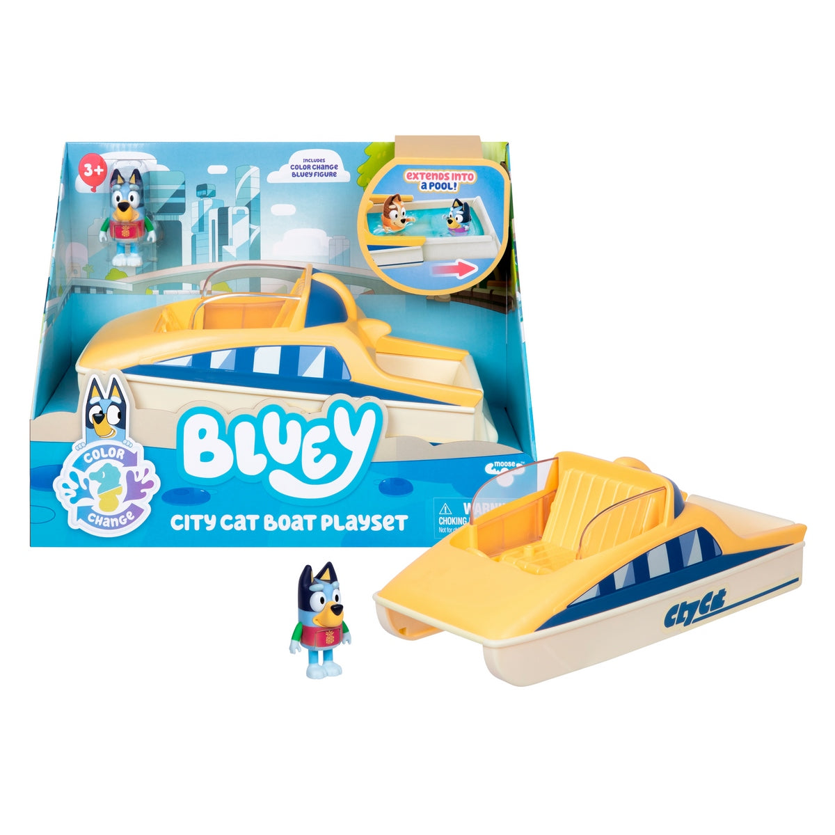 Bluey Lancha Cambia De Color S13