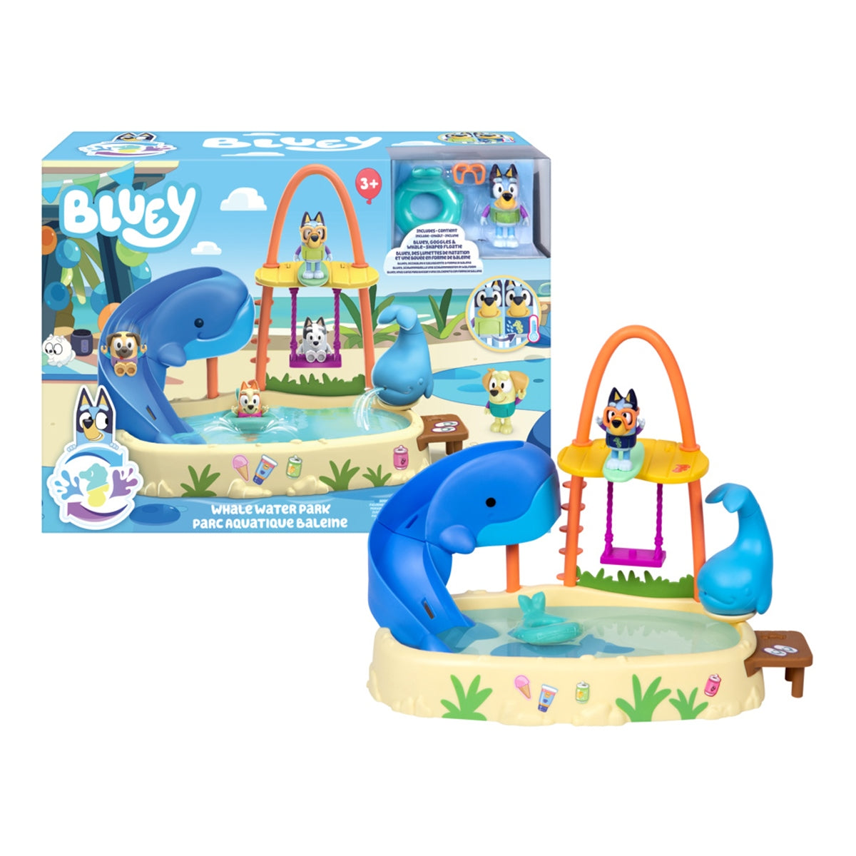 Bluey Parque Acuatico Cambio Color