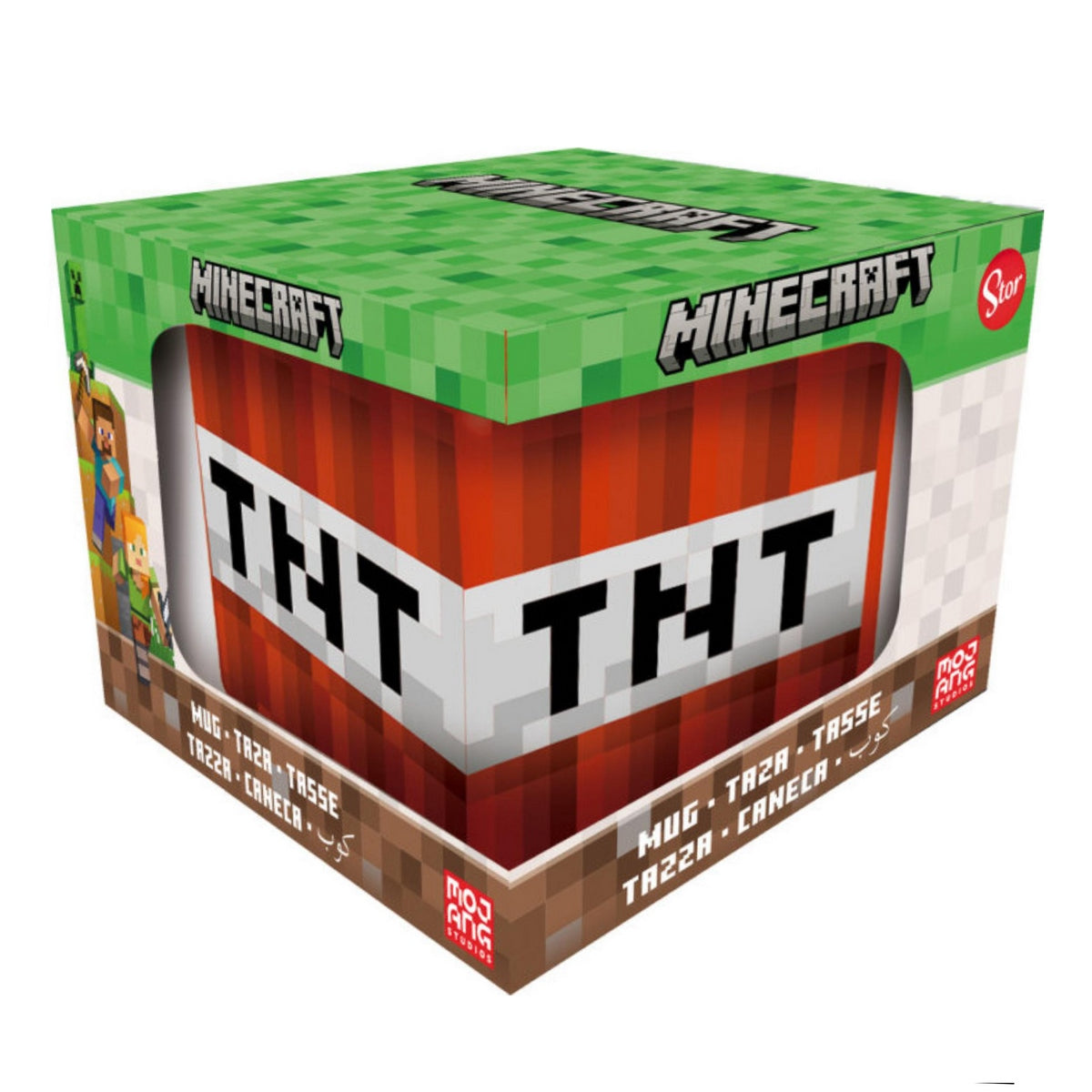 Tazon Ceramica 3D Minecraft-Tnt 320Ml