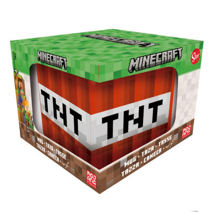 Tazon Ceramica 3D Minecraft-Tnt 320Ml