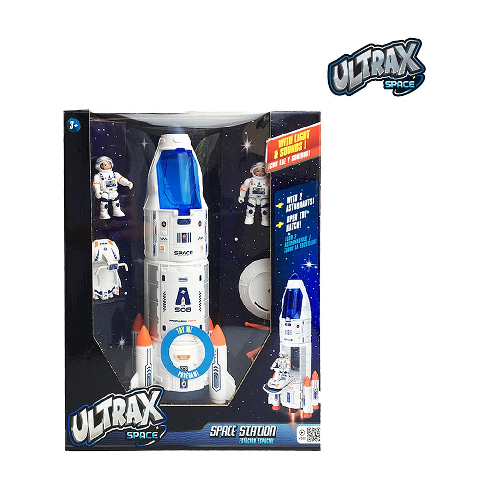 Juguete Nave Espacial De 38 Cm Ultrax Con Luces Y Sonidos