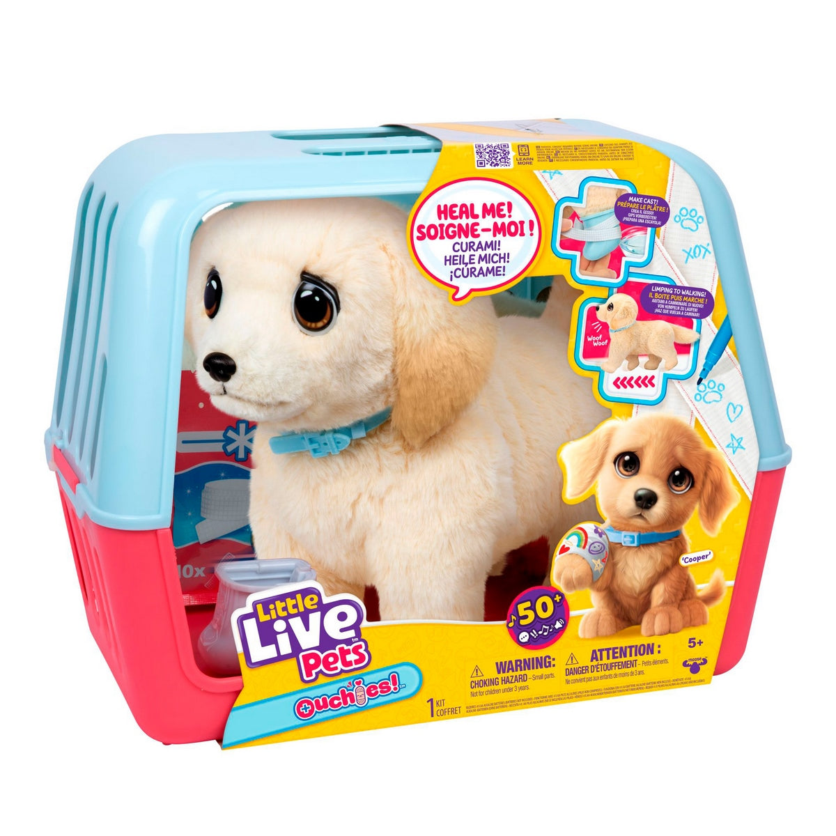 置物 Sunset Aglow Little Live Pets Ouchies De Lujo Retriever | Compra Online