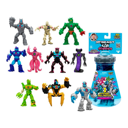 Mr beast Lab Hybrids Figura Fusion- 1 Mystery Mix and Match
