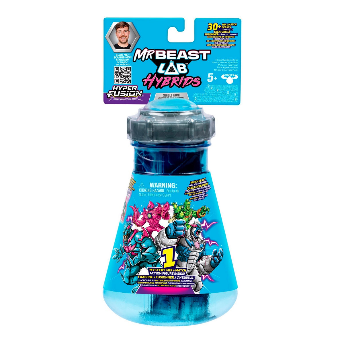 Mr beast Lab Hybrids Figura Fusion- 1 Mystery Mix and Match