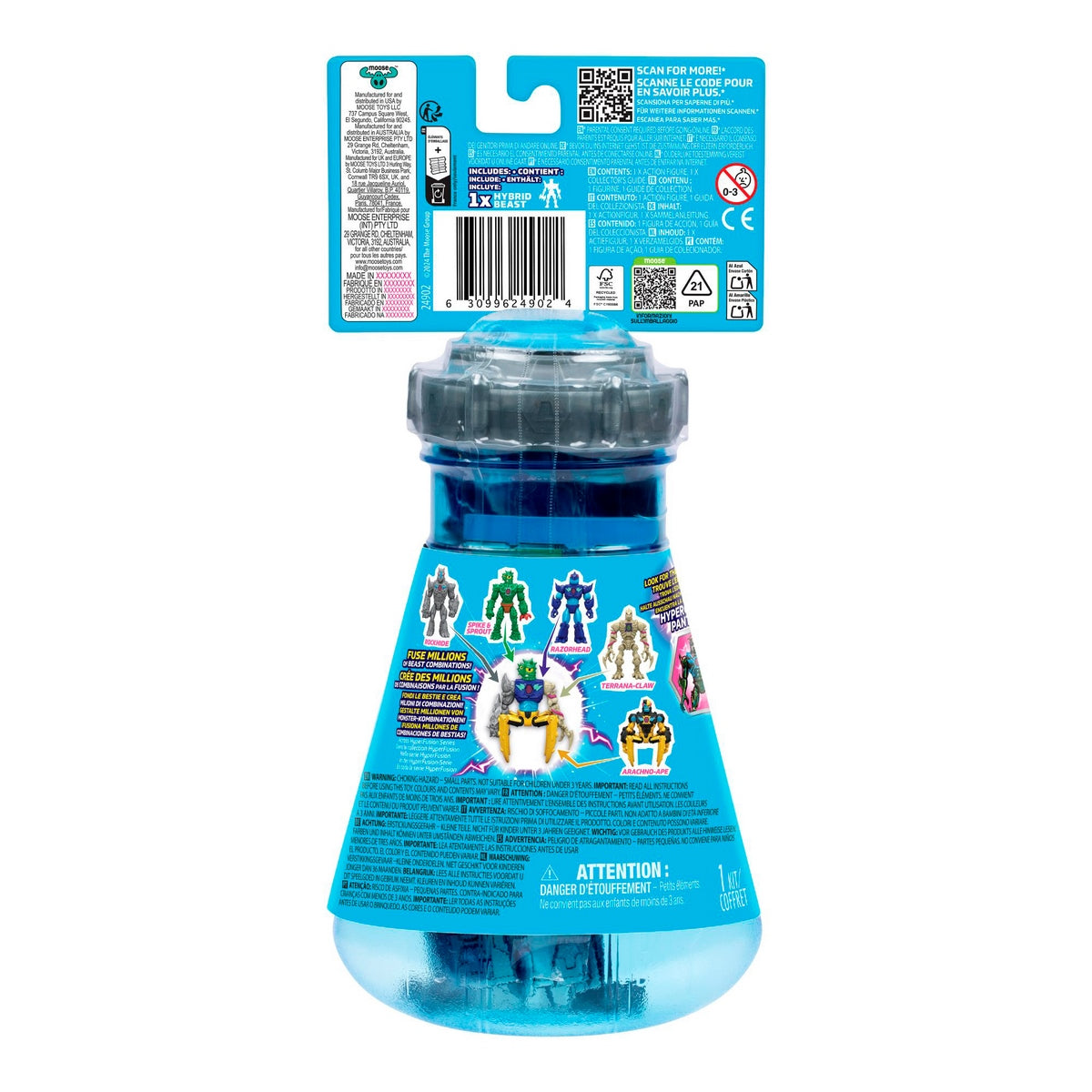 Mr beast Lab Hybrids Figura Fusion- 1 Mystery Mix and Match