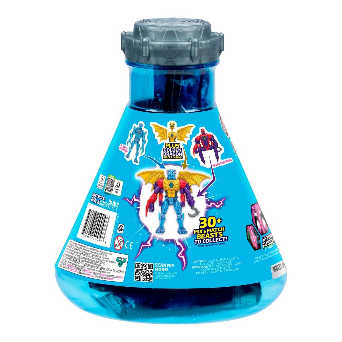 Mr beast Lab Hybrids Figura Fusion- 2 Mystery Mix and Match