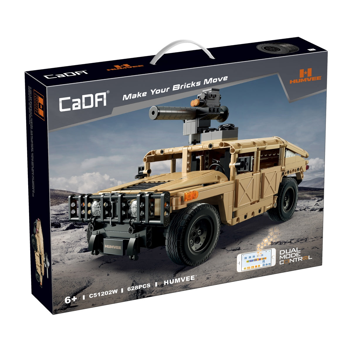 Cada Humvee Off Road Radio Controlado