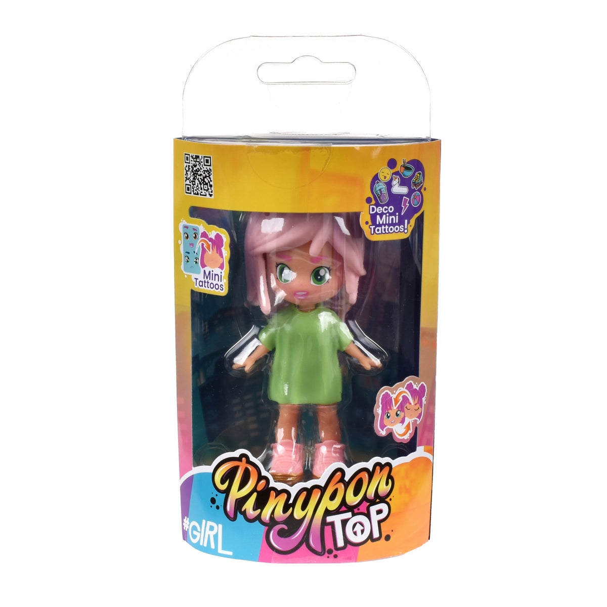 Muñeca 11 Cm Pinypon Top - Rosa
