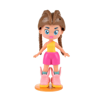 Muñeca 11 Cm Pinypon Top - Cafe