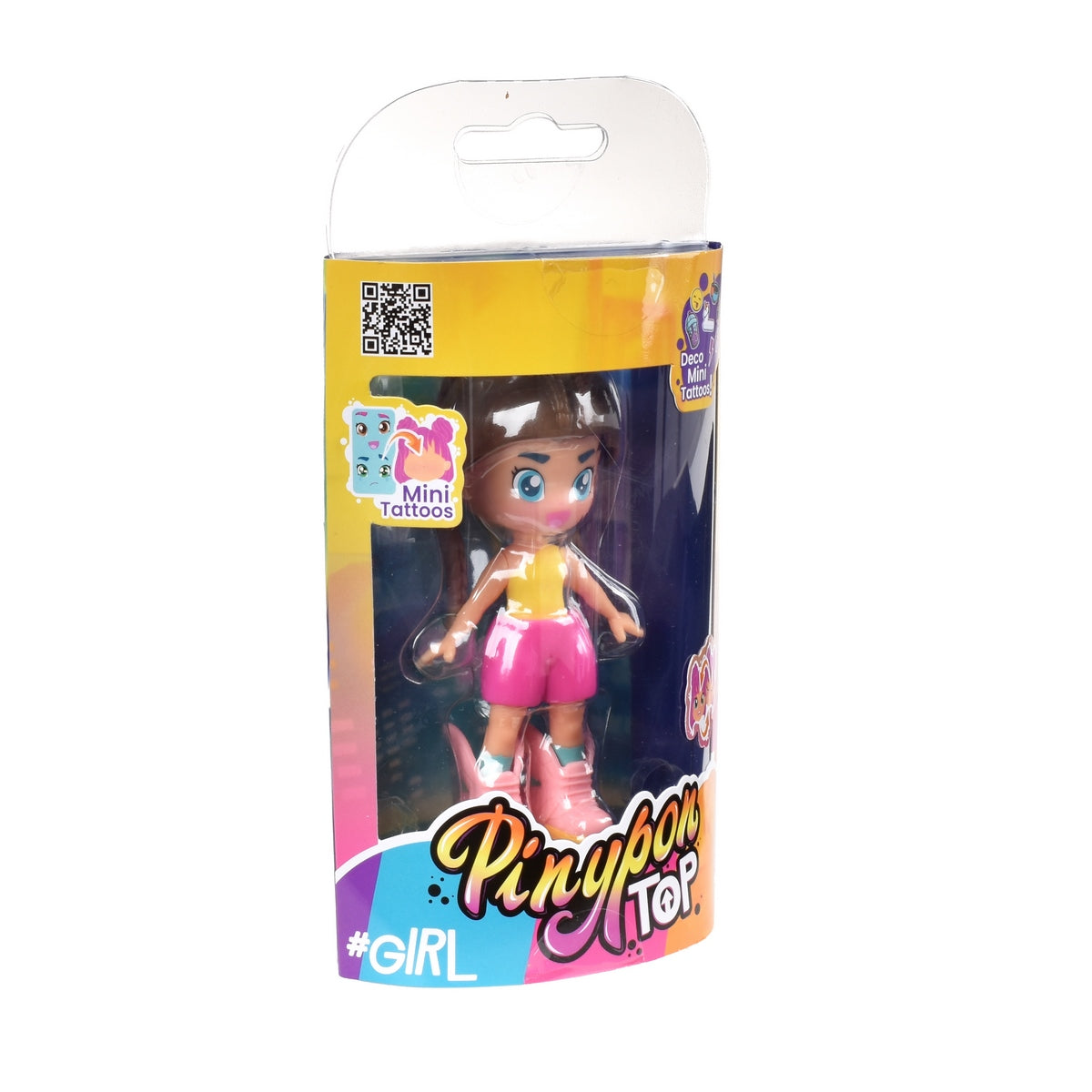 Muñeca 11 Cm Pinypon Top - Cafe
