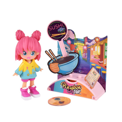 Muñeca 11 Cm Foddie Girls  Pinypon Top - Sushi