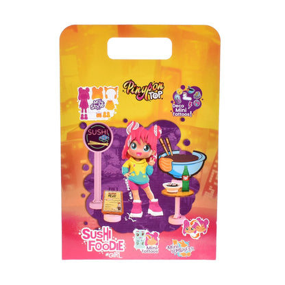Muñeca 11 Cm Foddie Girls  Pinypon Top - Sushi