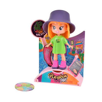 Muñeca 11 Cm Foddie Girls  Pinypon Top - Comida Mexicana