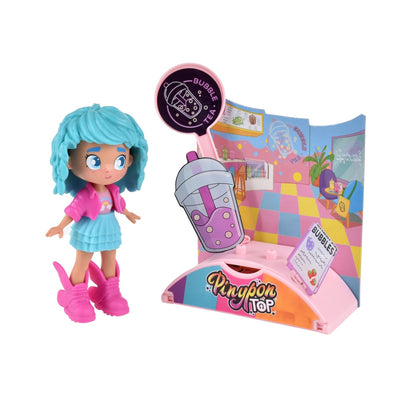 Muñeca 11 Cm Foddie Girls  Pinypon Top - Te De Burbujas