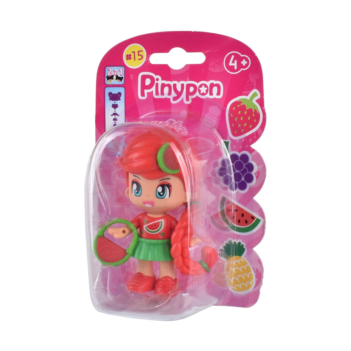 Muñeca Pinypon con Accesorio - Rojo