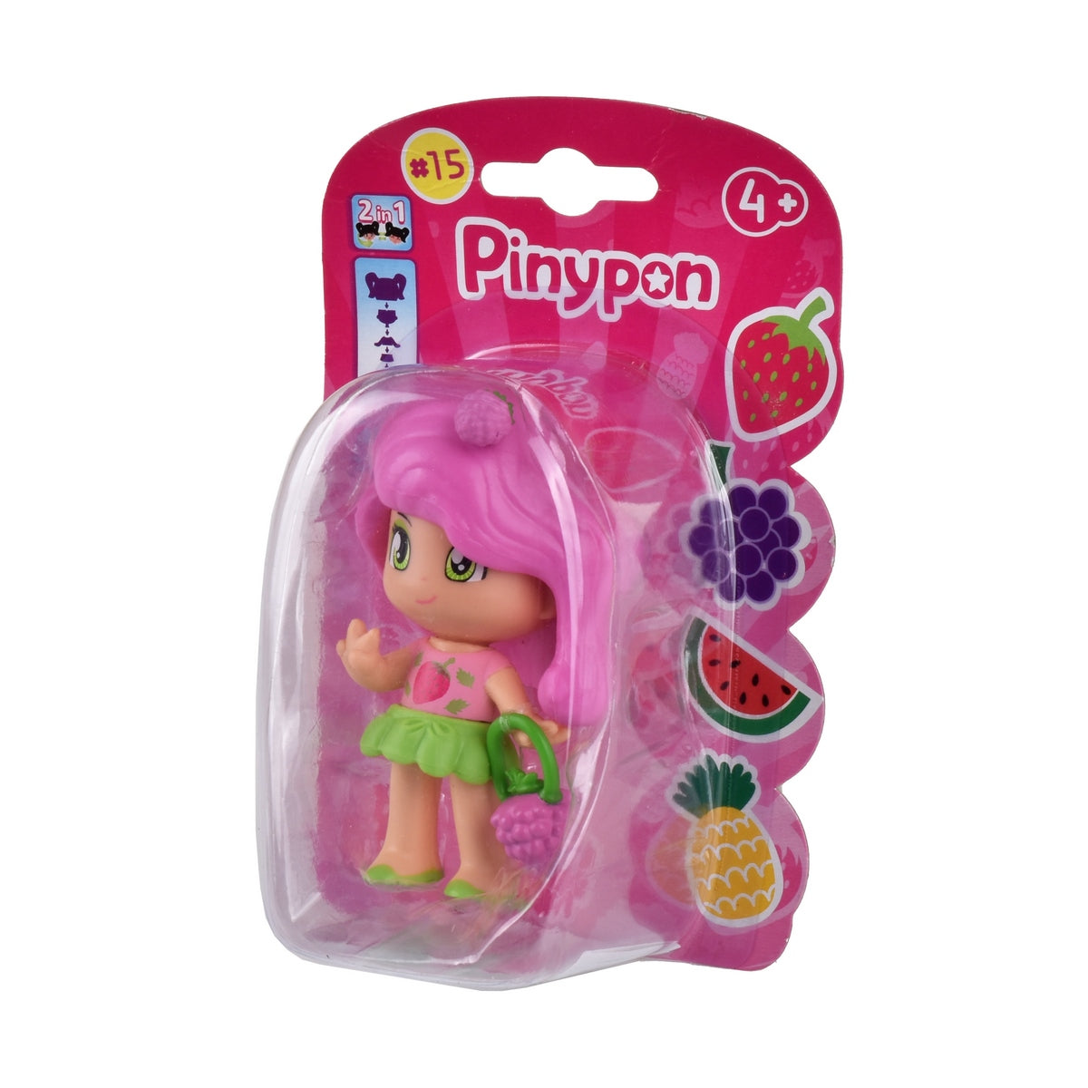 Muñeca Pinypon con Accesorio - Rosa