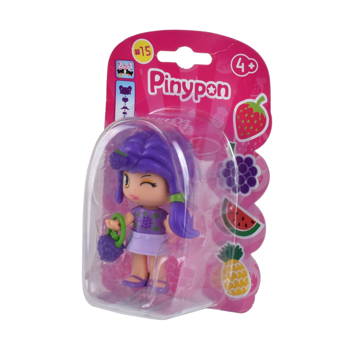 Muñeca Pinypon Con Accesorio - Morado