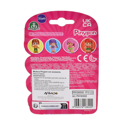 Muñeca Pinypon con Accesorio - Café
