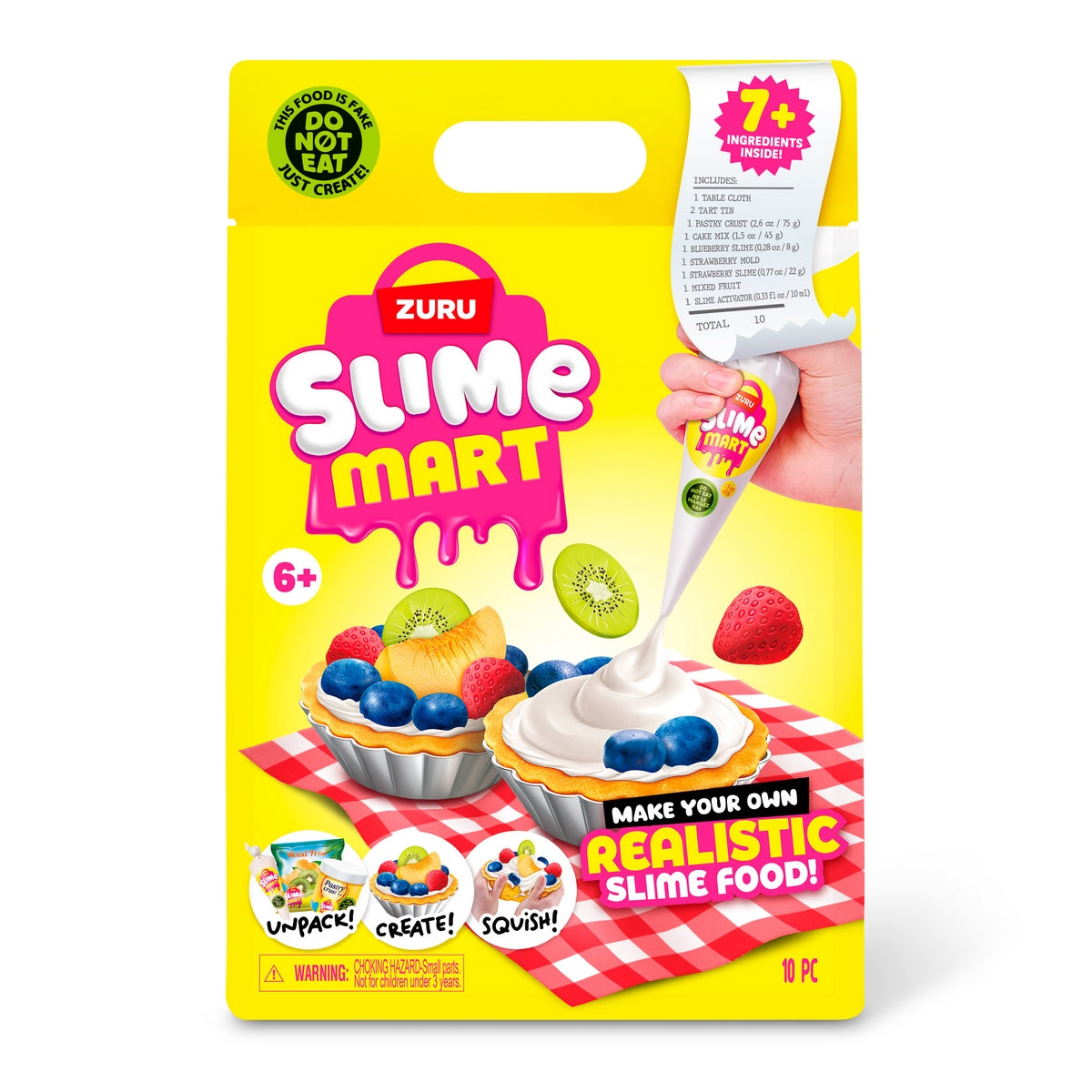 Bolsa De Compra Slime Mart De Zuru - Tarta De Frutas