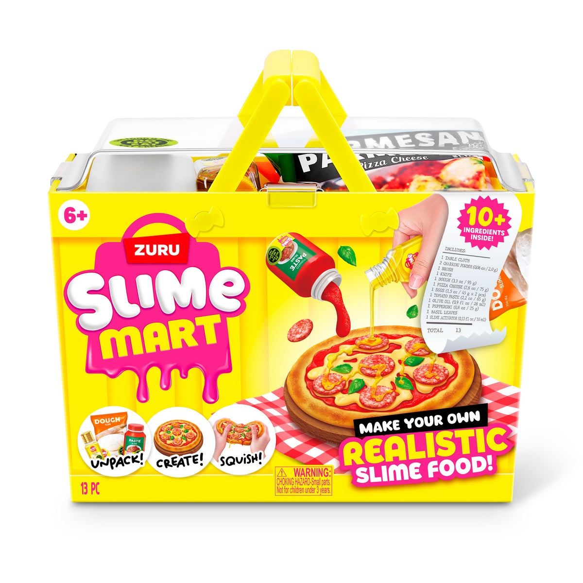 Canasto De Compra Slime Mart De Zuru - Pizza