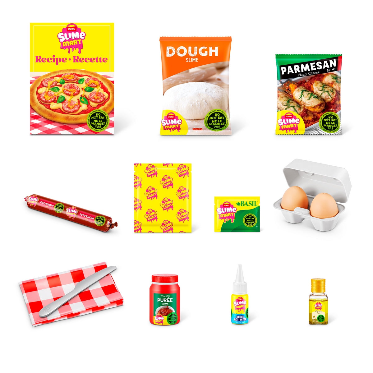 Canasto De Compra Slime Mart De Zuru - Pizza