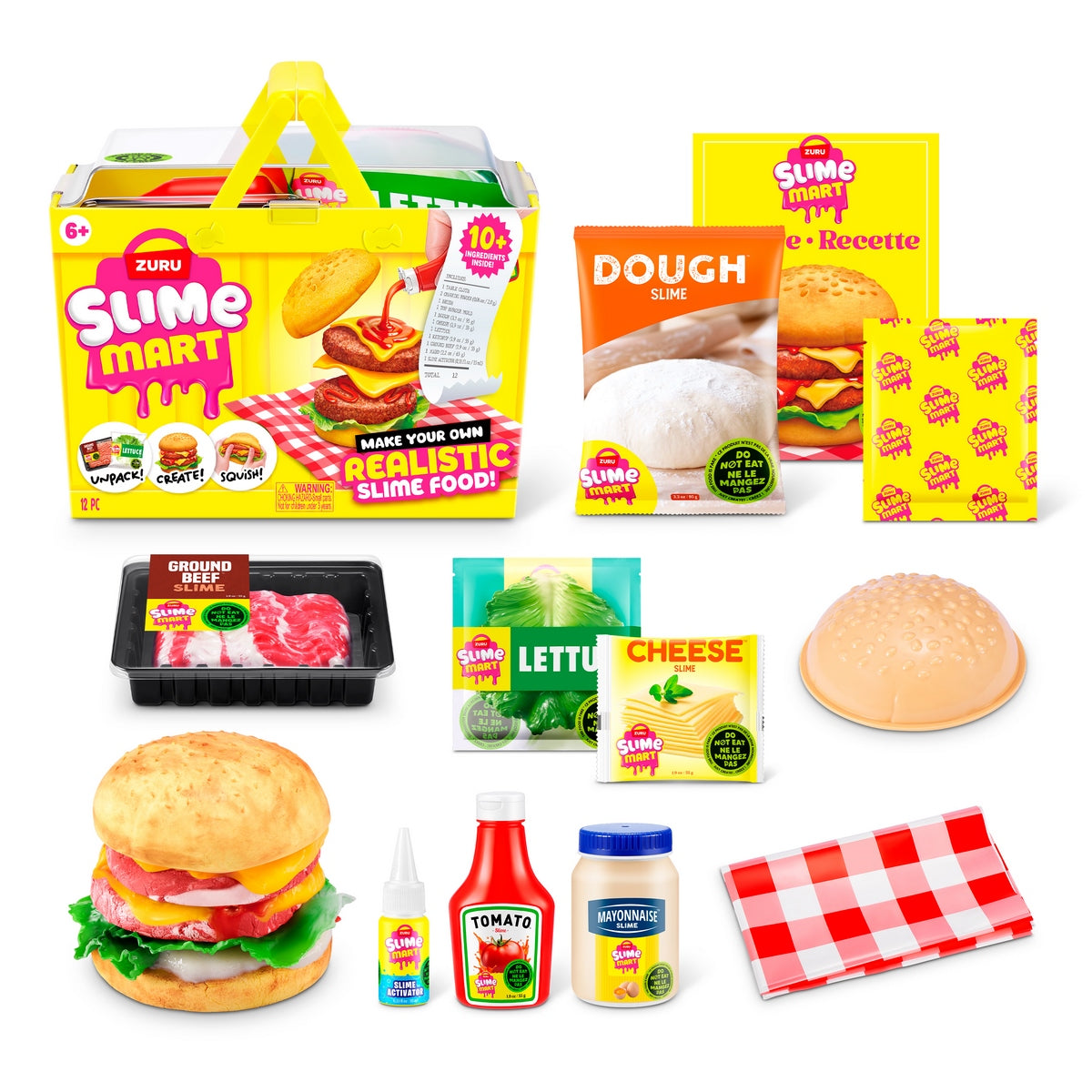 Canasto De Compra Slime Mart De Zuru - Hamburguesa