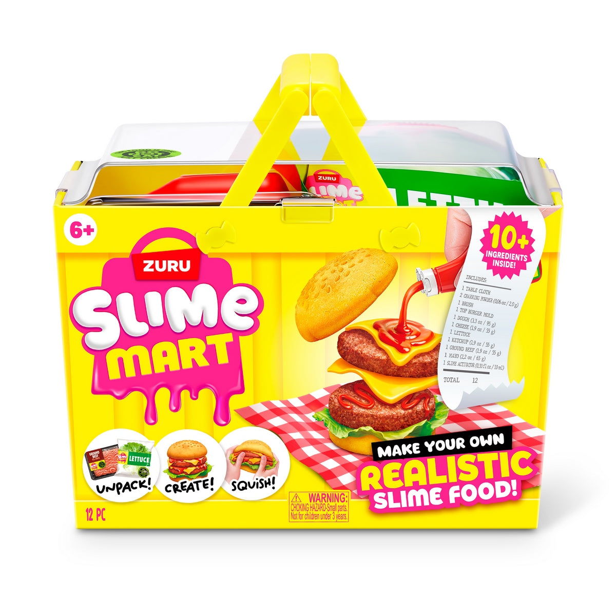 Canasto De Compra Slime Mart De Zuru - Hamburguesa