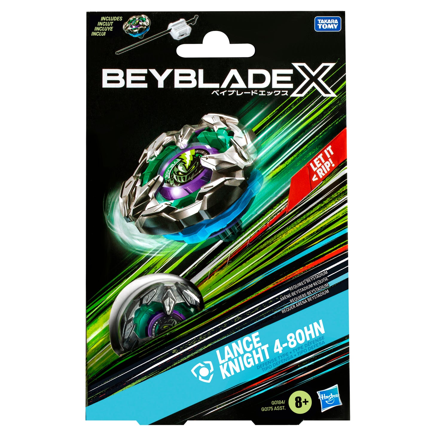 Beyblade X Starter Pack Top - Lance Knight Defense