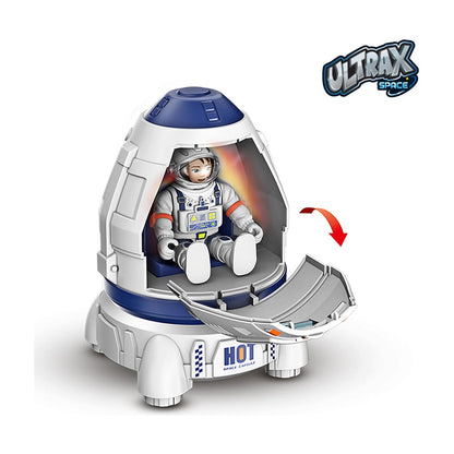 Juguete Nave Espacial Ultrax Con Luces Y Sonidos 1 Astronauta