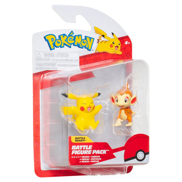 Pokemon 2 Pack Chimchar-Pikachu