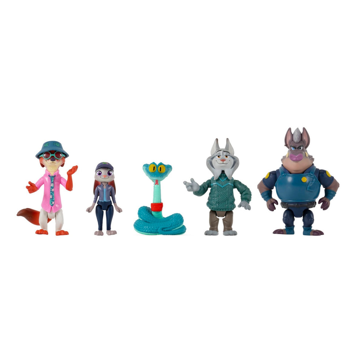 Zootopia Pack De 5 Figuras De 8 Cm.
