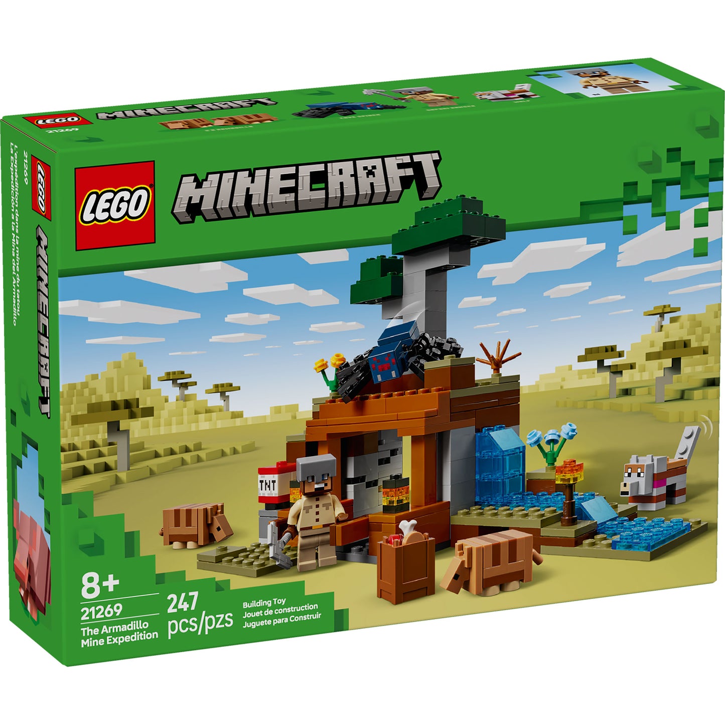 La Expedición A La Mina Del Armadillo Lego Minecraft