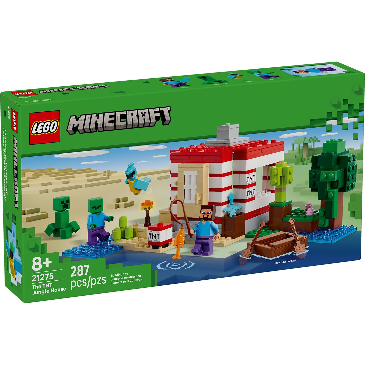 La Casa Dinamita De La Jungla Lego Minecraft